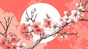 春日繁花图