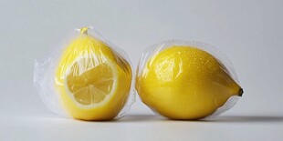 袋装柠檬 新鲜诱人的水果