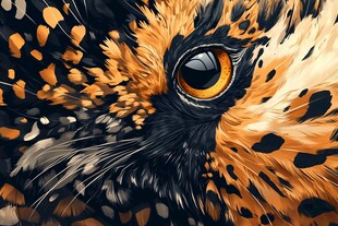 豹纹猫眼 野性与神秘之美