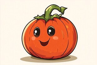 可爱笑脸小南瓜