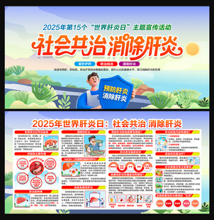 2025年世界肝炎日宣传栏