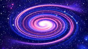 漩涡星空星空素材
