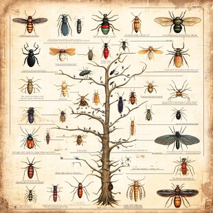 昆虫种类展示图