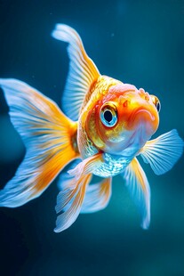 灵动金鱼畅游梦幻水中世界