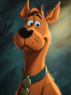 史酷比卡通形象特写