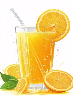 鲜榨橙汁 清新活力滋味