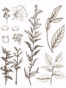 手绘植物花卉素材集合