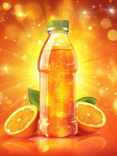 活力橙味饮料 清新诱惑