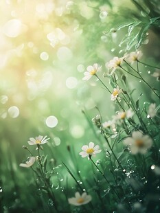 春日雏菊 阳光下的清新景致