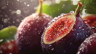 水润无花果 新鲜欲滴