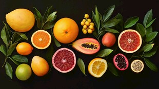 多彩缤纷热带水果大集合