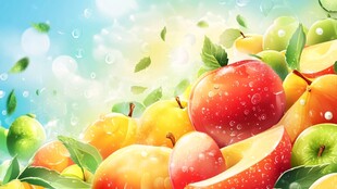 缤纷水果 清新自然的盛宴