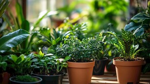 室内绿植盆栽展示