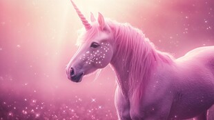 梦幻粉色独角兽闪耀时刻