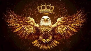 金冠雄鹰 王者之姿尽显