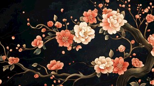 古典繁花图
