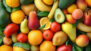 缤纷多彩的新鲜水果盛宴