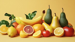 多彩鲜果组合展示