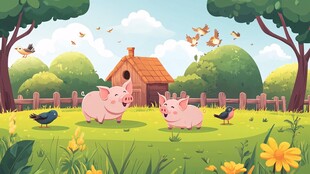 田园小猪的惬意日常