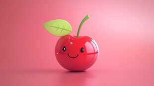 微笑红苹果 萌趣可爱风