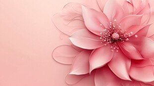 梦幻粉色花朵唯美背景图