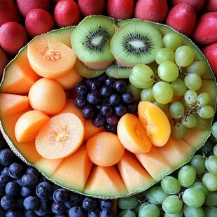 多彩缤纷水果拼盘