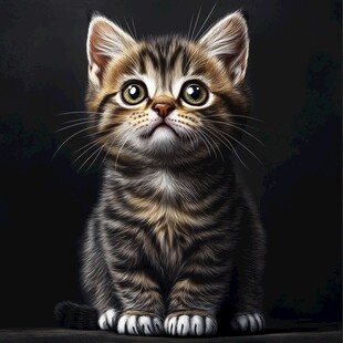 萌趣小狸猫的可爱瞬间