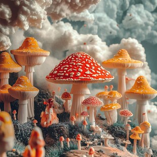 奇幻蘑菇仙境
