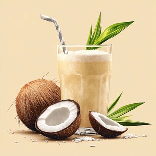 椰香奶饮 开启清爽一刻