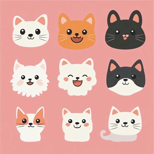 可爱猫咪头像集合