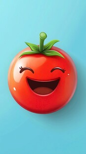 微笑番茄 可爱卡通形象