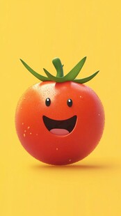 可爱笑脸番茄 活力满满