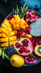 多彩缤纷水果拼盘大赏