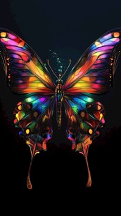 梦幻炫彩蝴蝶
