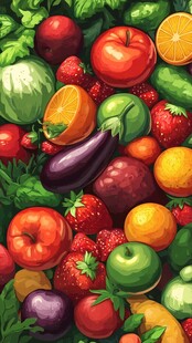缤纷果蔬大集合