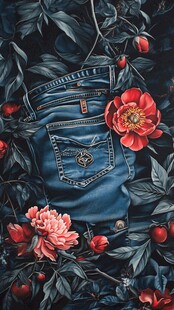 牛仔邂逅繁花奇幻景象