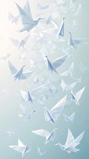纸鹤纷飞 梦幻灵动场景