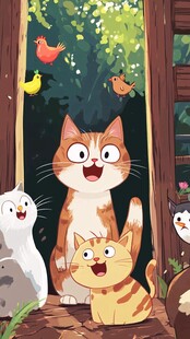 猫咪们的欢乐户外小聚会