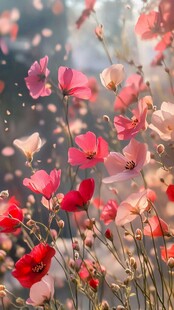 春日烂漫虞美人花海