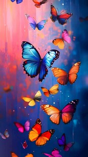 梦幻蝶群飞舞