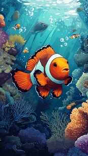 海底小丑鱼的奇幻世界