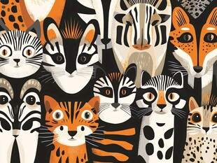 动物头像创意图案集合