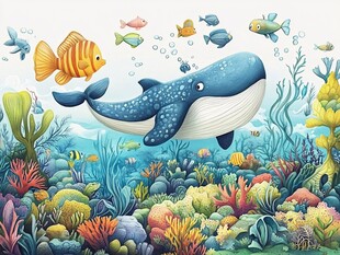 海底欢乐的动物世界