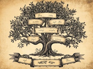 家族树图 记录家族传承