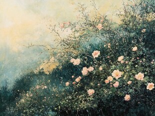 春日繁花绽放的烂漫景致