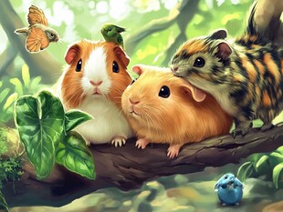 三只萌豚的森林奇遇