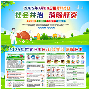 2025年世界肝炎日宣传栏