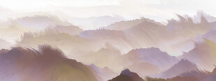 梦幻山峦风景图