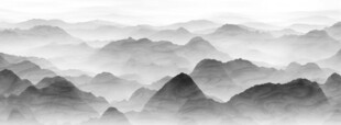 水墨群山图