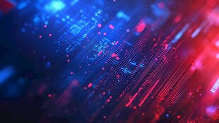 炫彩科技风数字背景图案